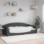 Dark gray fabric sofa bed 90x200 cm by vidaXL, Beds and slatted bases - Ref: Foro24-354184, Price: 188,65 €, Discount: %