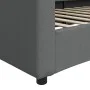 Dark gray fabric sofa bed 90x200 cm by vidaXL, Beds and slatted bases - Ref: Foro24-354184, Price: 188,65 €, Discount: %