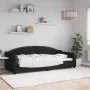 Sofá cama tela negro 90x200 cm de vidaXL, Camas y somieres - Ref: Foro24-354185, Precio: 189,89 €, Descuento: %