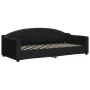 Sofá cama tela negro 90x200 cm de vidaXL, Camas y somieres - Ref: Foro24-354185, Precio: 189,89 €, Descuento: %