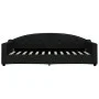 Sofá cama tela negro 90x200 cm de vidaXL, Camas y somieres - Ref: Foro24-354185, Precio: 189,89 €, Descuento: %