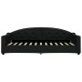 Sofá cama tela negro 90x200 cm de vidaXL, Camas y somieres - Ref: Foro24-354185, Precio: 192,73 €, Descuento: %