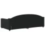 Sofá cama tela negro 90x200 cm de vidaXL, Camas y somieres - Ref: Foro24-354185, Precio: 189,89 €, Descuento: %