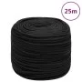 Cuerda de barco polipropileno negro intenso 10 mm 25 m de vidaXL, Sogas y cuerdas metálicas - Ref: Foro24-152506, Precio: 17,...