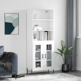 Aparador alto madera contrachapada blanco 69,5x34x180 cm de vidaXL, Aparadores - Ref: Foro24-3189325, Precio: 149,68 €, Descu...