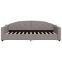 Sofá cama tela gris taupe 90x200 cm de vidaXL, Camas y somieres - Ref: Foro24-354186, Precio: 192,45 €, Descuento: %