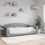 Sofá cama tela gris claro 100x200 cm de vidaXL, Camas y somieres - Ref: Foro24-354188, Precio: 201,82 €, Descuento: %