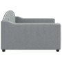 Sofá cama tela gris claro 100x200 cm de vidaXL, Camas y somieres - Ref: Foro24-354188, Precio: 201,82 €, Descuento: %