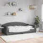 Dark gray fabric sofa bed 100x200 cm by vidaXL, Beds and slatted bases - Ref: Foro24-354189, Price: 202,80 €, Discount: %