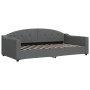 Sofá cama tela gris oscuro 100x200 cm de vidaXL, Camas y somieres - Ref: Foro24-354189, Precio: 203,12 €, Descuento: %