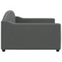 Sofá cama tela gris oscuro 100x200 cm de vidaXL, Camas y somieres - Ref: Foro24-354189, Precio: 203,12 €, Descuento: %