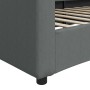 Sofá cama tela gris oscuro 100x200 cm de vidaXL, Camas y somieres - Ref: Foro24-354189, Precio: 203,12 €, Descuento: %