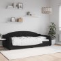 Sofá cama tela negro 100x200 cm de vidaXL, Camas y somieres - Ref: Foro24-354190, Precio: 199,37 €, Descuento: %