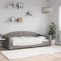Sofá cama tela gris taupe 100x200 cm de vidaXL, Camas y somieres - Ref: Foro24-354191, Precio: 198,55 €, Descuento: %