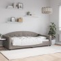 Sofá cama tela gris taupe 100x200 cm de vidaXL, Camas y somieres - Ref: Foro24-354191, Precio: 200,96 €, Descuento: %