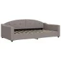 Sofá cama tela gris taupe 100x200 cm de vidaXL, Camas y somieres - Ref: Foro24-354191, Precio: 198,55 €, Descuento: %