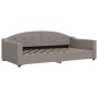 Sofá cama tela gris taupe 100x200 cm de vidaXL, Camas y somieres - Ref: Foro24-354191, Precio: 200,96 €, Descuento: %