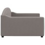 Sofá cama tela gris taupe 100x200 cm de vidaXL, Camas y somieres - Ref: Foro24-354191, Precio: 200,96 €, Descuento: %