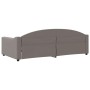 Sofá cama tela gris taupe 100x200 cm de vidaXL, Camas y somieres - Ref: Foro24-354191, Precio: 200,96 €, Descuento: %