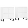 Aparadores 2 piezas madera contrachapada blanco de vidaXL, Aparadores - Ref: Foro24-3190181, Precio: 142,31 €, Descuento: %