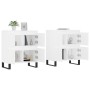 Aparadores 2 piezas madera contrachapada blanco de vidaXL, Aparadores - Ref: Foro24-3190181, Precio: 142,31 €, Descuento: %