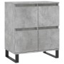 Aparadores 2 uds madera contrachapada gris hormigón de vidaXL, Aparadores - Ref: Foro24-3190185, Precio: 157,91 €, Descuento: %