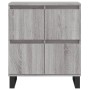 Aparadores 2 piezas madera contrachapada gris Sonoma de vidaXL, Aparadores - Ref: Foro24-3190187, Precio: 152,93 €, Descuento: %