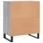 Aparadores 2 piezas madera contrachapada gris Sonoma de vidaXL, Aparadores - Ref: Foro24-3190187, Precio: 152,93 €, Descuento: %