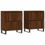 Aparadores 2 piezas madera contrachapada marrón roble de vidaXL, Aparadores - Ref: Foro24-3190188, Precio: 177,04 €, Descuent...