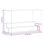 Caja de exposición acrílico transparente 25x12x16 cm de vidaXL, Mostradores - Ref: Foro24-154894, Precio: 36,58 €, Descuento: %