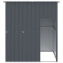 Caseta perros con tejado acero galvanizado gris 165x153x181 cm de vidaXL, Casetas para perros - Ref: Foro24-172363, Precio: 2...
