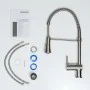 SCHÜTTE Grifo mezclador para fregadero CORNWALL acero inoxidable de SCHÜTTE, Grifos - Ref: Foro24-425829, Precio: 123,58 €, D...