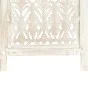 Biombo 3 paneles tallado a mano madera mango blanco 120x165 cm de vidaXL, Divisores de ambientes - Ref: Foro24-285330, Precio...