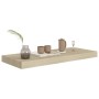 Estante flotante de pared MDF color roble 60x23,5x3,8 cm de vidaXL, Estantes y estanterías - Ref: Foro24-323874, Precio: 22,4...