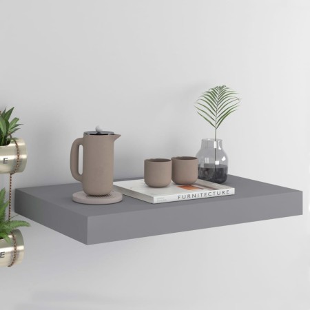 Estante flotante de pared MDF gris 40x23x3,8 cm de vidaXL, Estantes y estanterías - Ref: Foro24-323847, Precio: 19,84 €, Desc...
