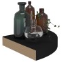 Estante flotante de esquina 2 uds MDF negro 25x25x3,8 cm de vidaXL, Estantes y estanterías - Ref: Foro24-323899, Precio: 27,5...