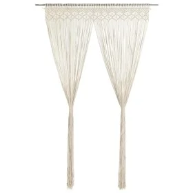 Cortina de macramé algodón 140x240 cm de vidaXL, Cortinas y visillos - Ref: Foro24-323975, Precio: 47,40 €, Descuento: %