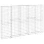 Muro de gaviones con cubiertas acero galvanizado 300x30x200 cm de vidaXL, Paneles de vallas - Ref: Foro24-147823, Precio: 245...