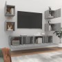 Set de muebles para TV 6 pzas madera contrachapada gris Sonoma en Muebles TV | Comprar online en Foru.es