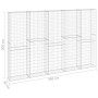 Muro de gaviones con cubiertas acero galvanizado 300x30x200 cm de vidaXL, Paneles de vallas - Ref: Foro24-147823, Precio: 245...