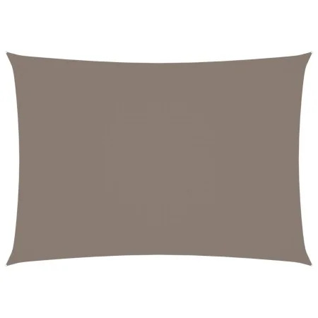 Toldo de vela rectangular tela Oxford gris taupe 2x4 m de vidaXL, Sombrillas - Ref: Foro24-135422, Precio: 34,30 €, Descuento: %