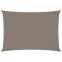 Toldo de vela rectangular tela Oxford gris taupe 2x4 m de vidaXL, Sombrillas - Ref: Foro24-135422, Precio: 32,83 €, Descuento: %