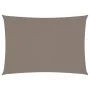Toldo de vela rectangular tela Oxford gris taupe 2x4 m de vidaXL, Sombrillas - Ref: Foro24-135422, Precio: 34,30 €, Descuento: %