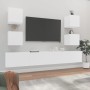 Set de muebles para TV 6 piezas madera contrachapada blanco en Muebles TV | Comprar online en Foru.es