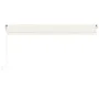 Cremefarbene automatische einziehbare Markise 500 x 300 cm von vidaXL, Markisen - Ref: Foro24-3068947, Preis: 493,53 €, Rabat...
