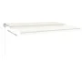 Cremefarbene automatische einziehbare Markise 500 x 300 cm von vidaXL, Markisen - Ref: Foro24-3068947, Preis: 493,53 €, Rabat...