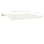 Cremefarbene automatische einziehbare Markise 500 x 300 cm von vidaXL, Markisen - Ref: Foro24-3068947, Preis: 493,53 €, Rabat...