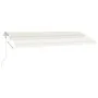 Toldo de pie automático crema 500x300 cm de vidaXL, Toldos - Ref: Foro24-3069587, Precio: 612,89 €, Descuento: %