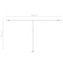 Toldo de pie automático gris antracita 500x300 cm de vidaXL, Toldos - Ref: Foro24-3069589, Precio: 636,44 €, Descuento: %