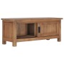 Mueble para TV de madera de teca maciza 90x30x35 cm de vidaXL, Muebles TV - Ref: Foro24-286275, Precio: 173,78 €, Descuento: %